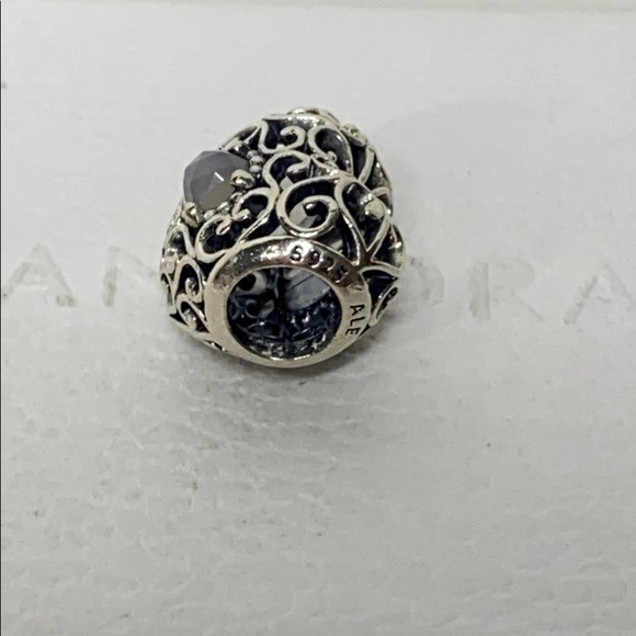 New Pandora Signature Heart June Sterling Silver 925 Ale 791784SSA - Picture 2 of 5
